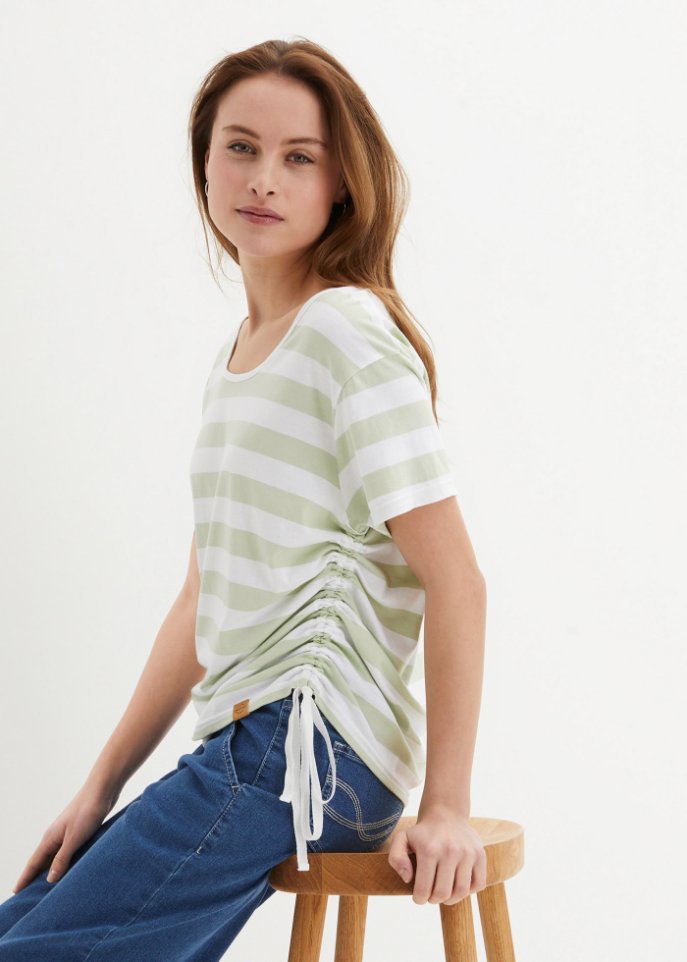 Shirt mit Raffung