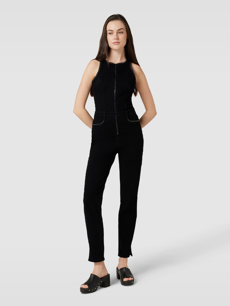 Jumpsuit im Denim-Look Modell 'CONCHITA' in black