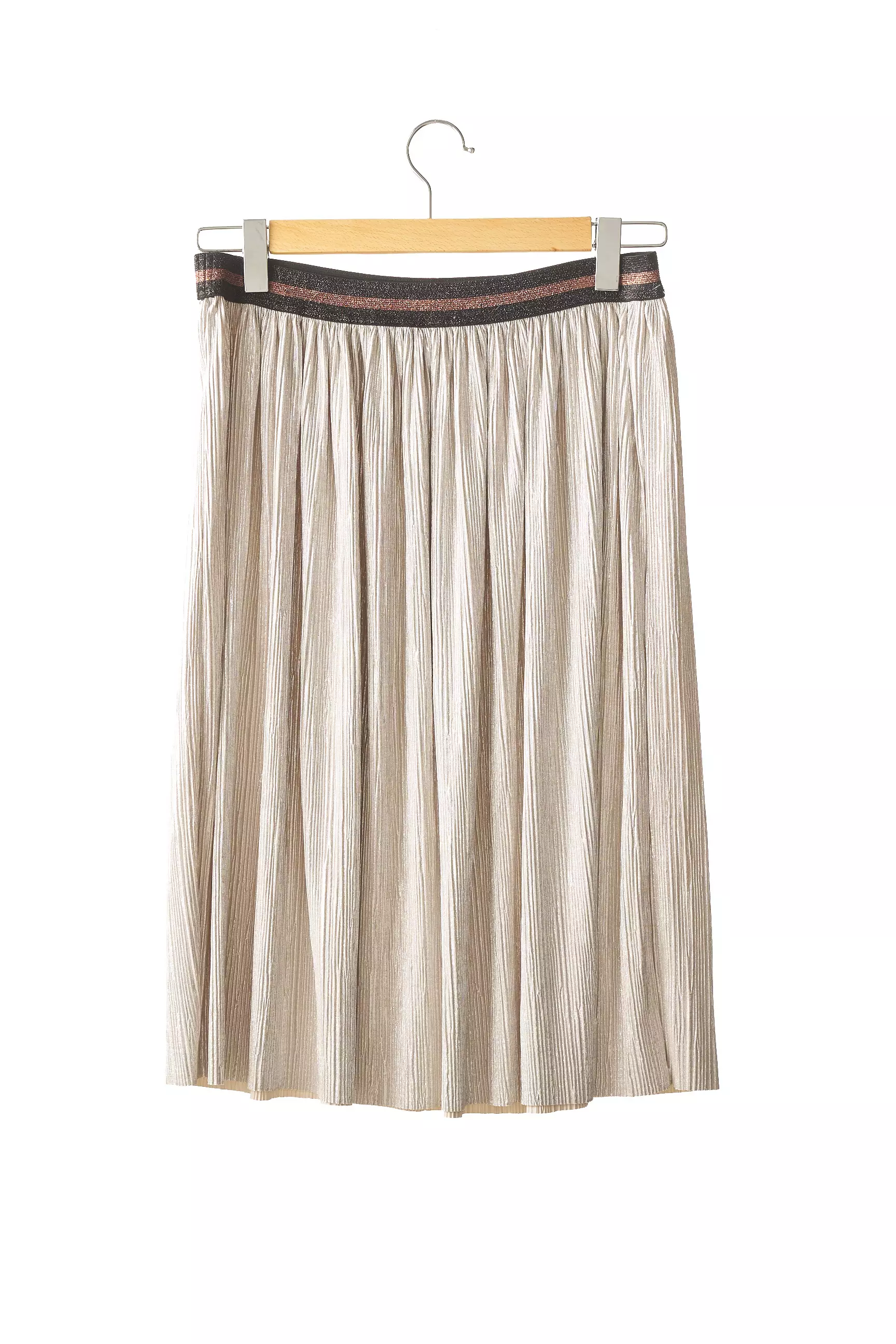 Sans Marque Jupes Mi Longues Femme couleur gris