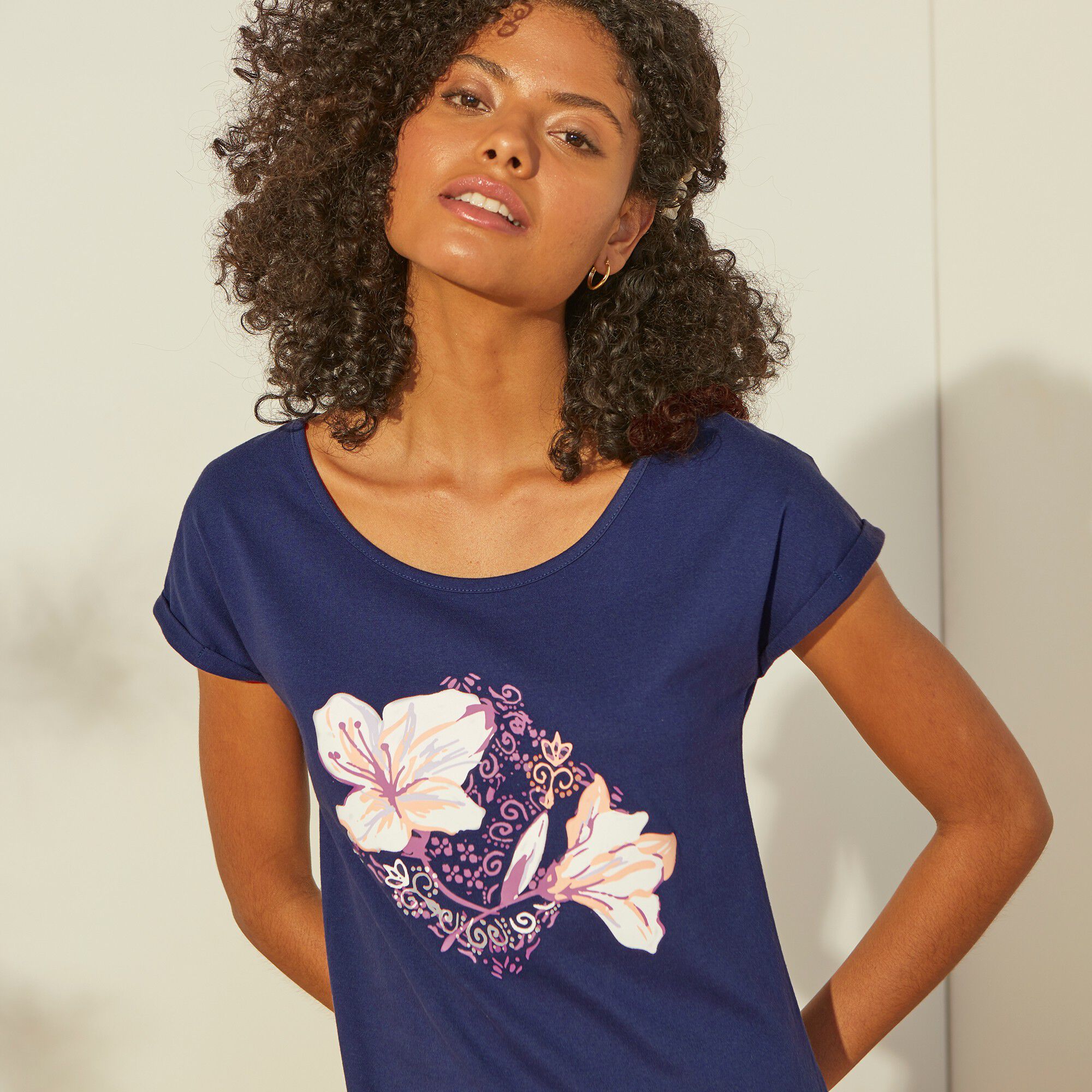 Chemise de nuit imprimé fleuri