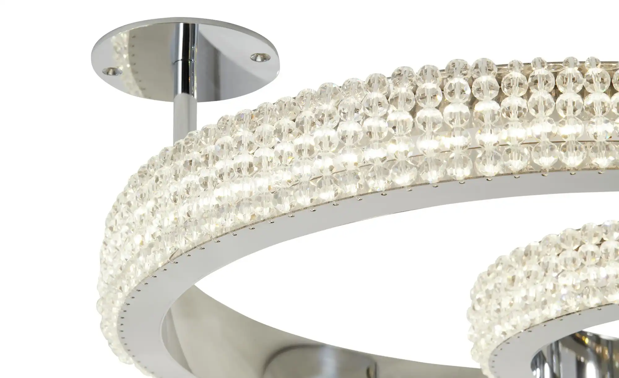KHG LED-Kristall-Deckenleuchte, `Kreise´