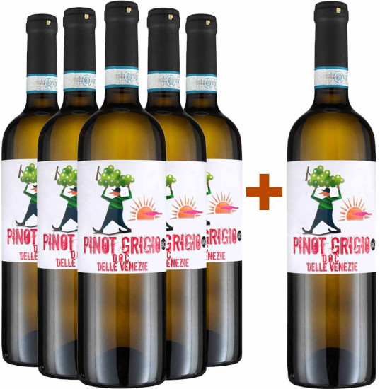 5+1 Pinot Grigio delle Venezie DOC BIO - Società Agricola Trevisana