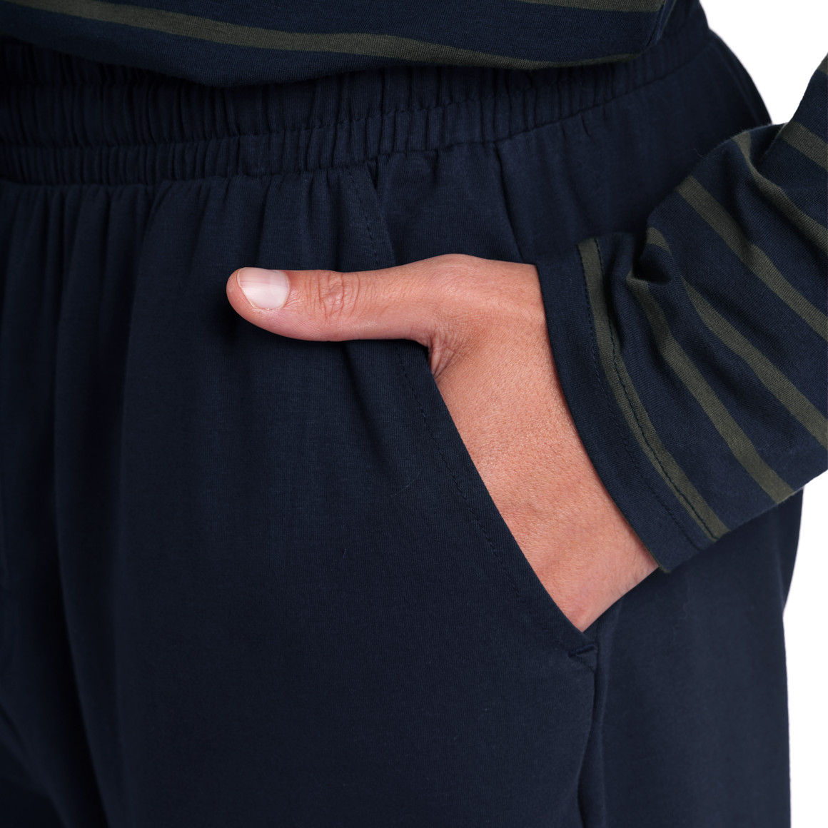 Herren Pyjamahose mit Tunnelzug