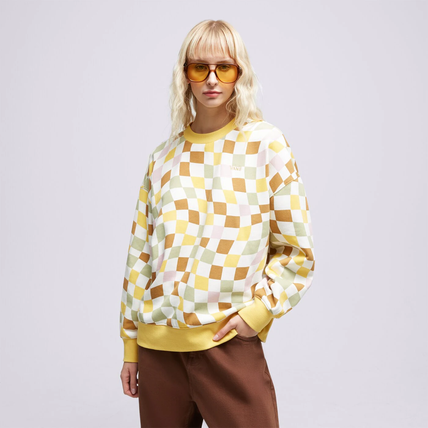 VANS SWEATSHIRT CLUB SLOUCHY CREW Multicolor