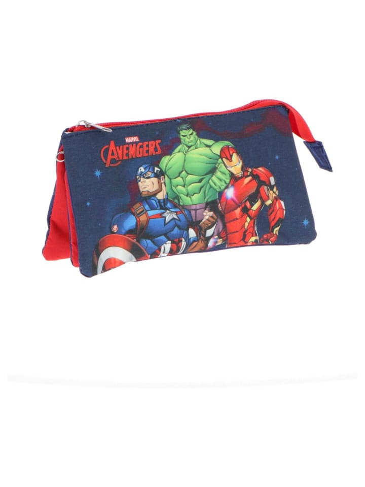 Avengers Federmäppchen Superhelden Etui für den Schulalltag in Mehrfarbig günstig kaufen 21 x 14 cm