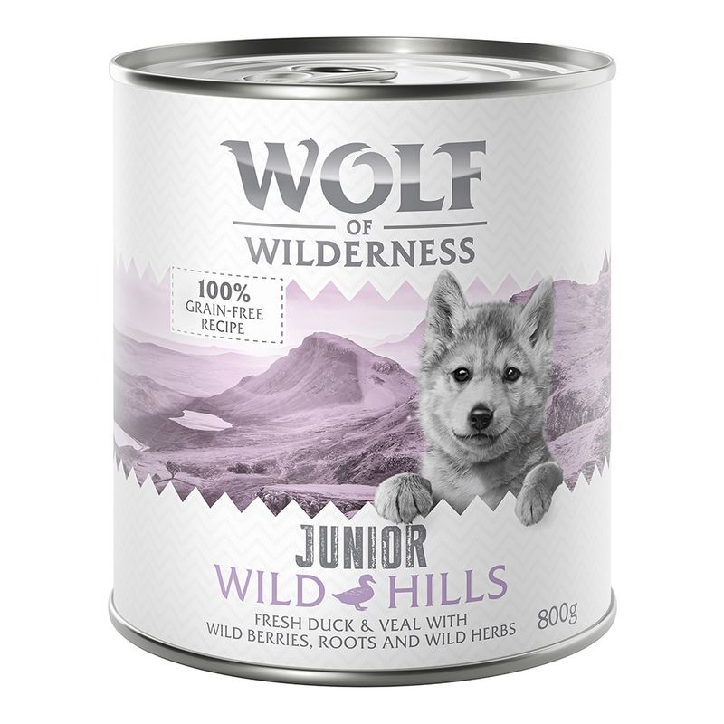 Little Wolf of Wilderness Junior 6 x 800 g - Duo-Protein