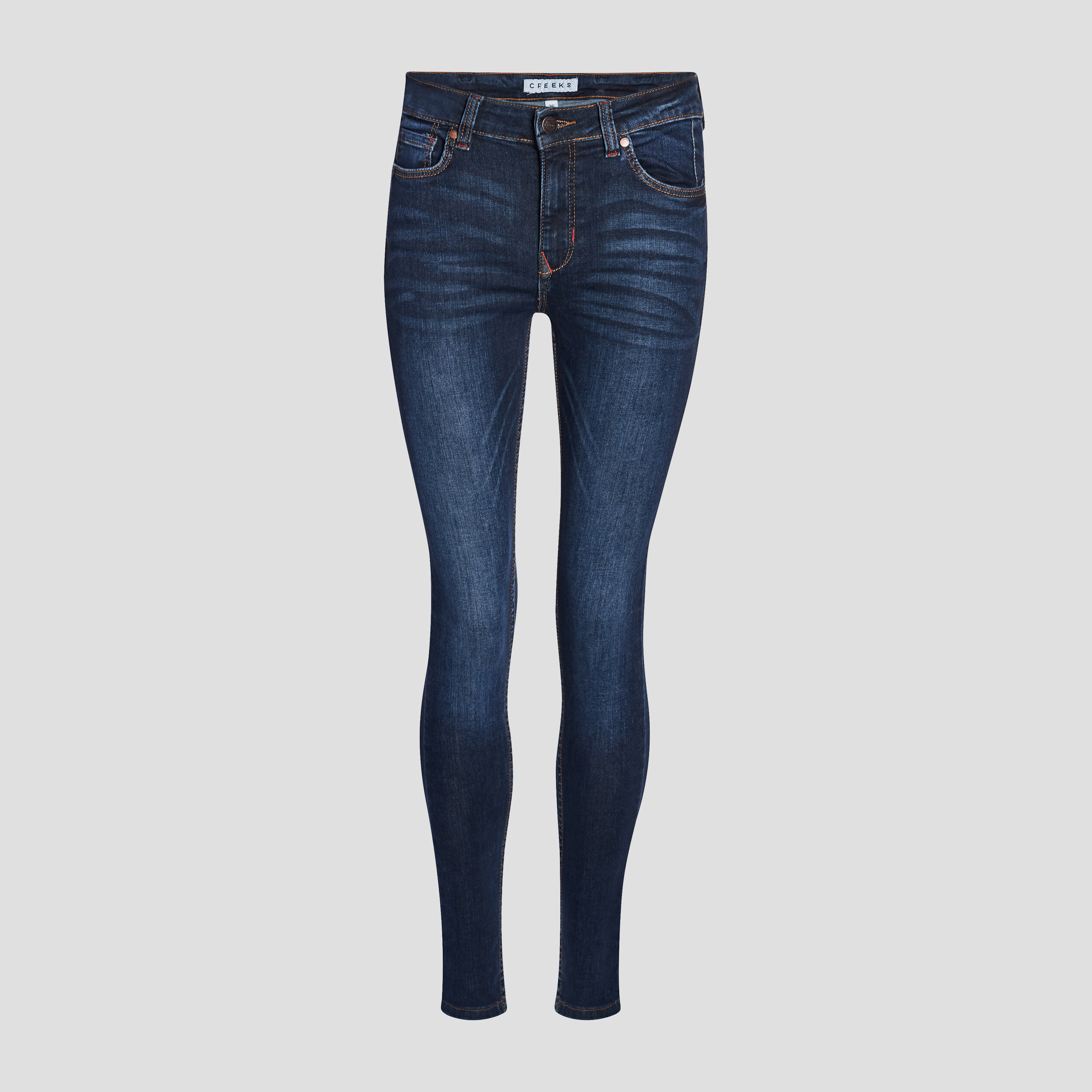 Jeans skinny délavé Creeks denim brut femme | La Halle