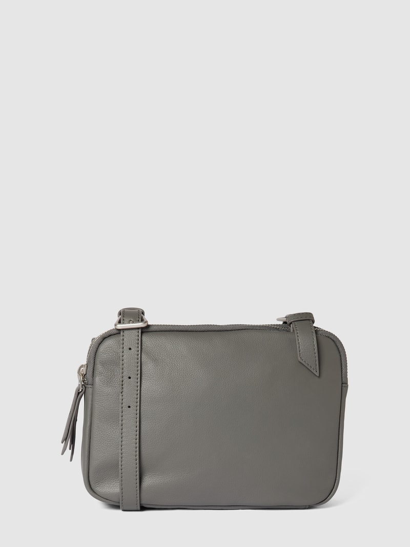 Crossbody Bag mit Label-Detail in dunkelgrau