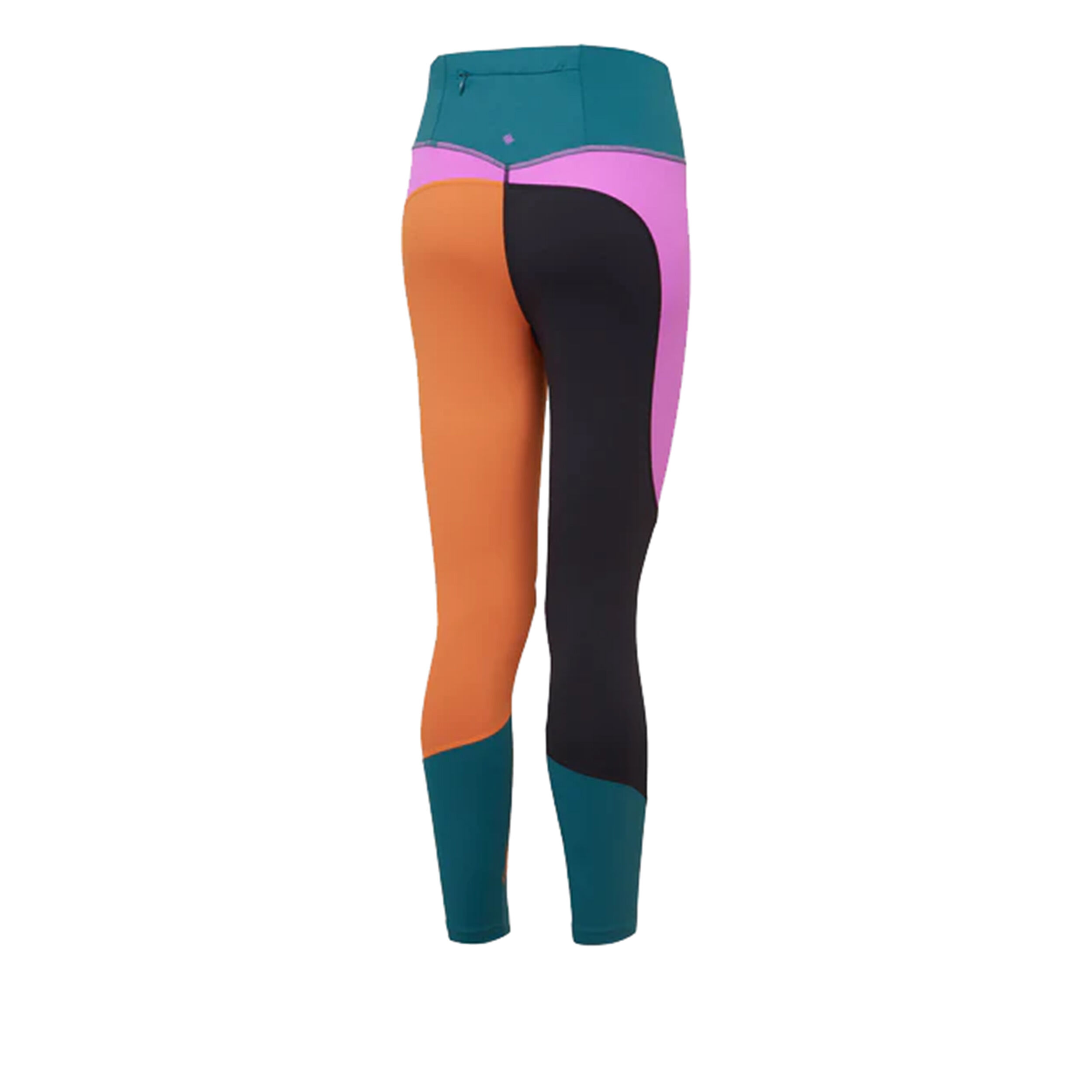 Tech Crop Lauftight Damen - Petrol, Mehrfarbig