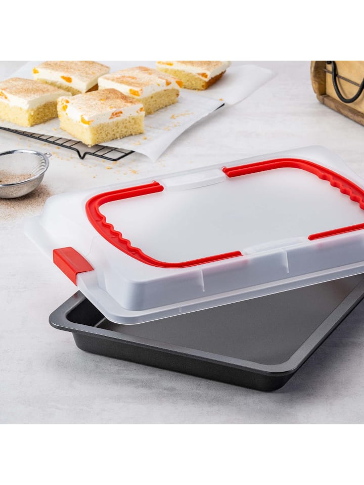 Dr. Oetker Backblech mit Transporthaube BAKE & GO günstig kaufen onesize