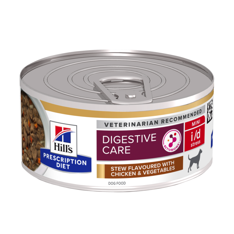 Hill's Stress & Angst Hill's Prescription Diet Digestive Care i/d Stress Mini Ragout mit Huhn und Gemüse 24x156g
