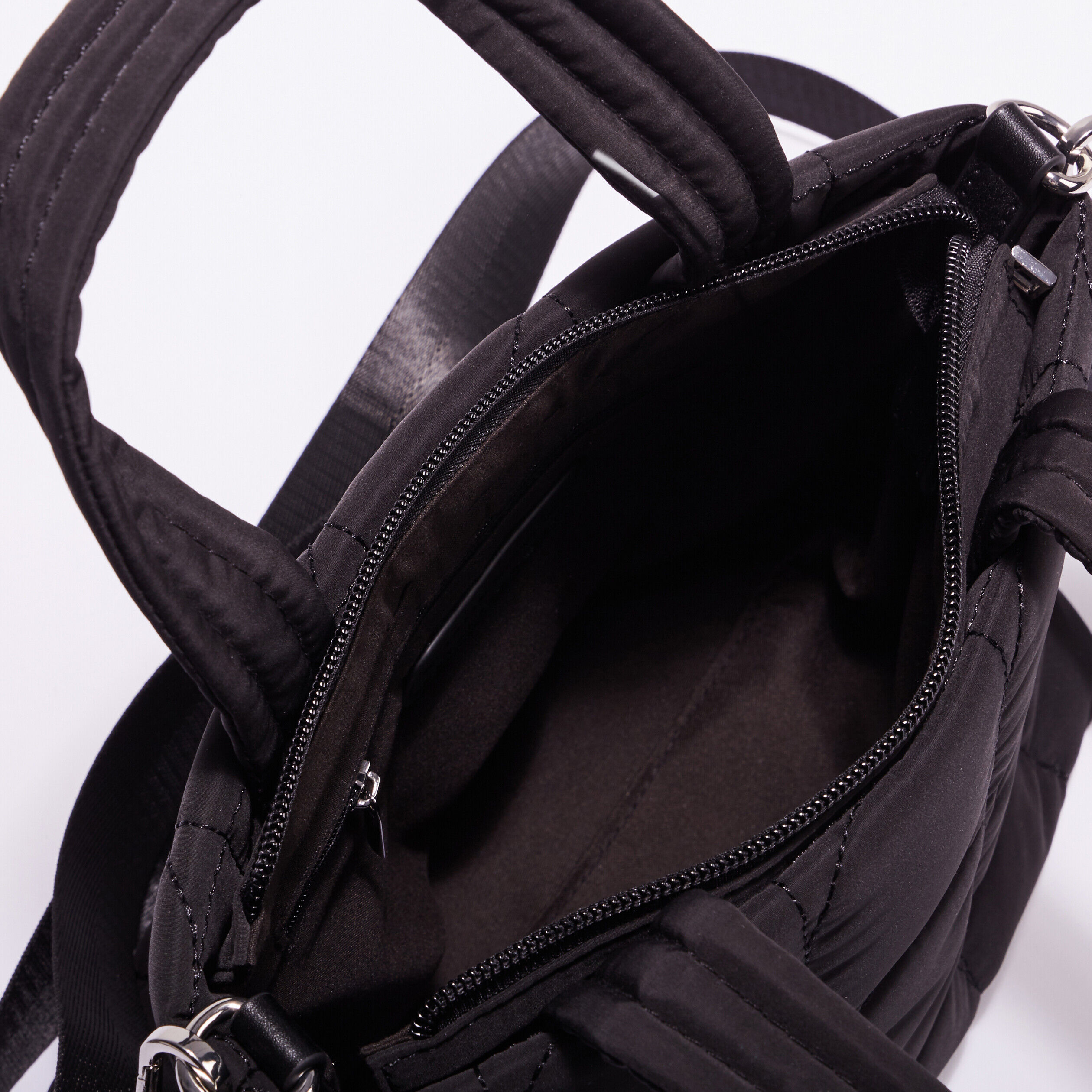 Sac carré matelassé noir femme | Cache Cache