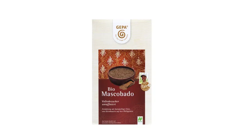 GEPA Bio Mascobado Vollrohrzucker 1000 g