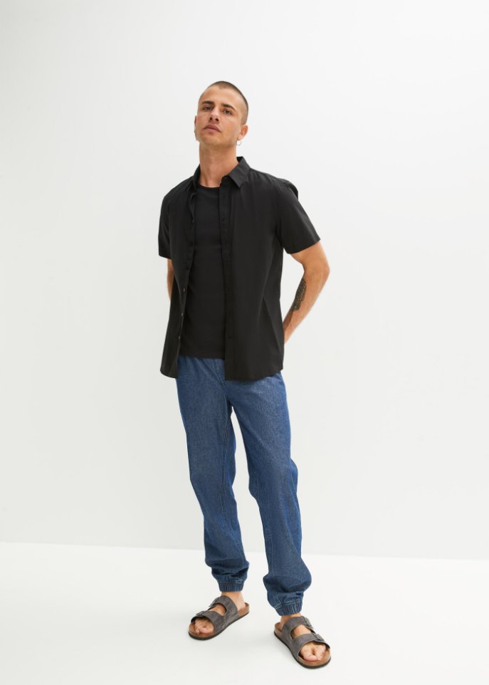 Regular Fit Schlupfjeans, Straight