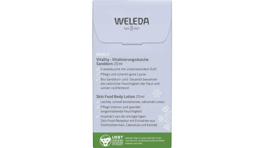 WELEDA Von Herzen Sanddorn & Skin Food Mini Geschenkpackung