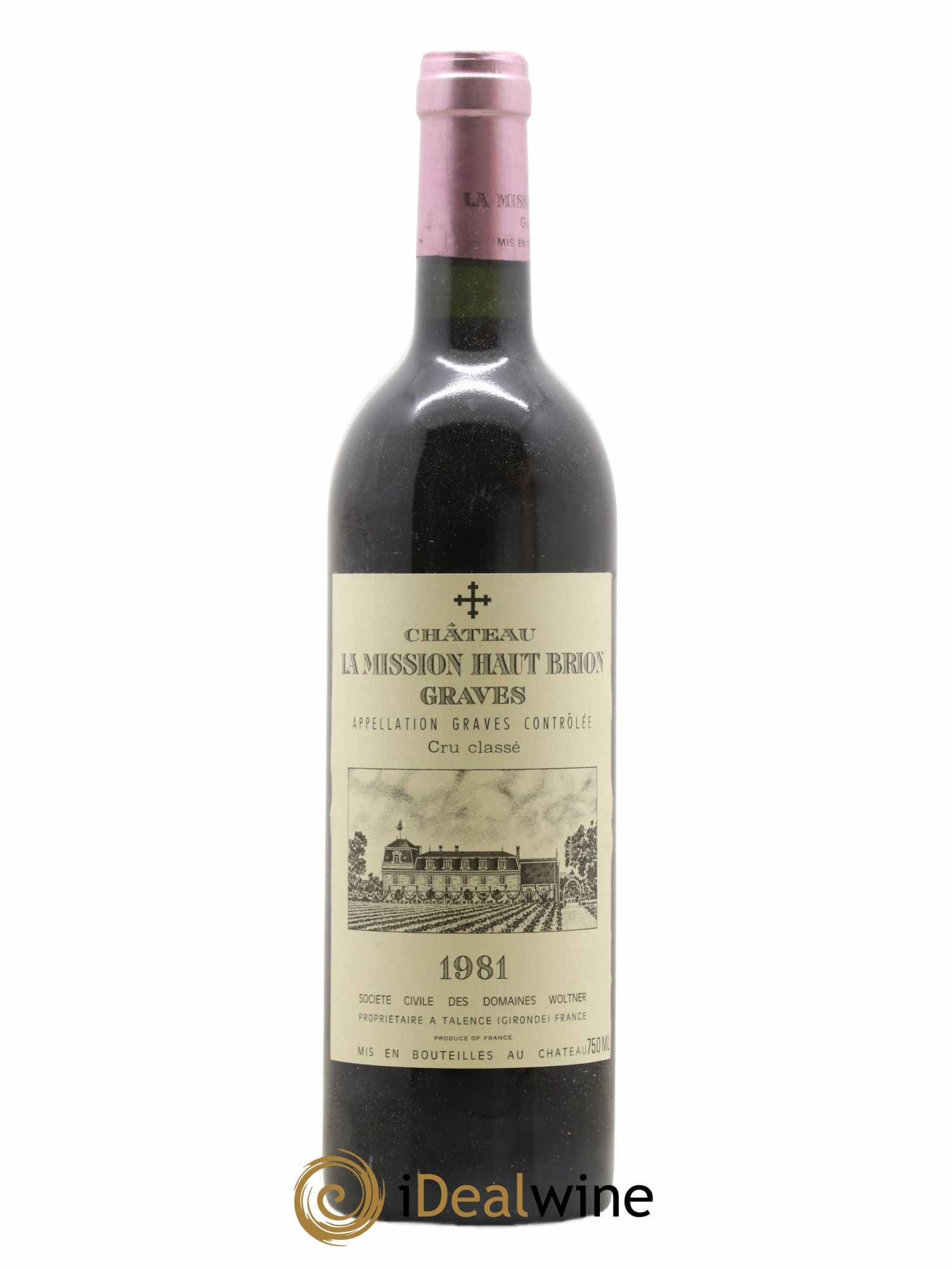 Château La Mission Haut-Brion Cru Classé de Graves  1981 - Lot de 1 Bouteille