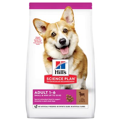 Hill's Science Plan Adult 1-6 Small & Mini Lamm & Reis