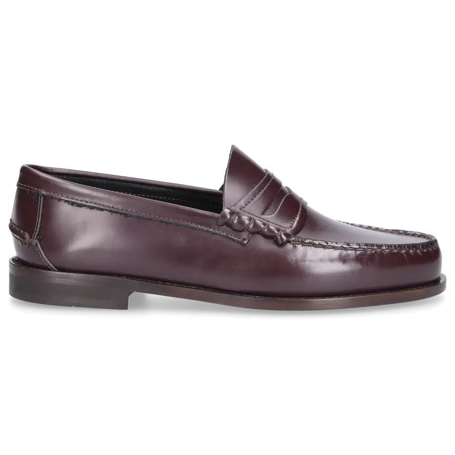 EN AVANT - Loafer 214 BASS Kalbsleder - rot