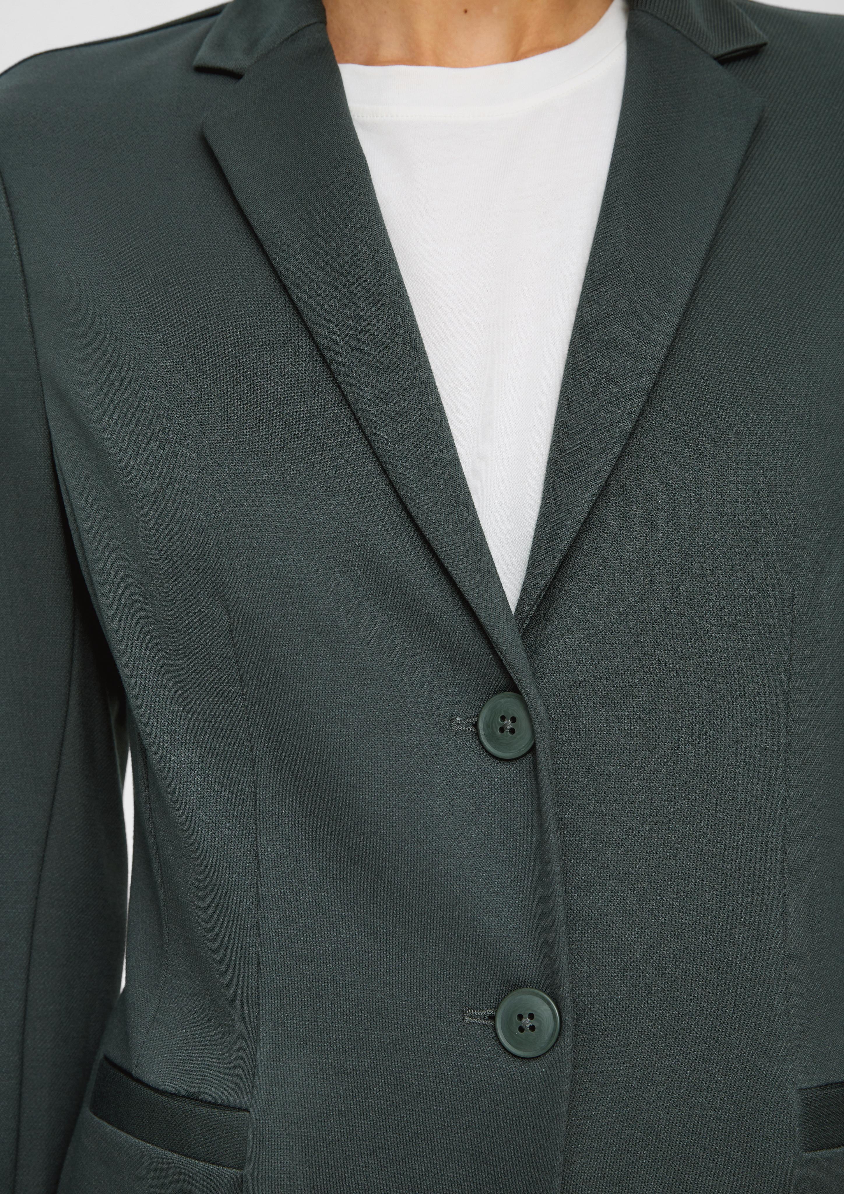 Twill-Blazer aus Interlockjersey  2133482-7909