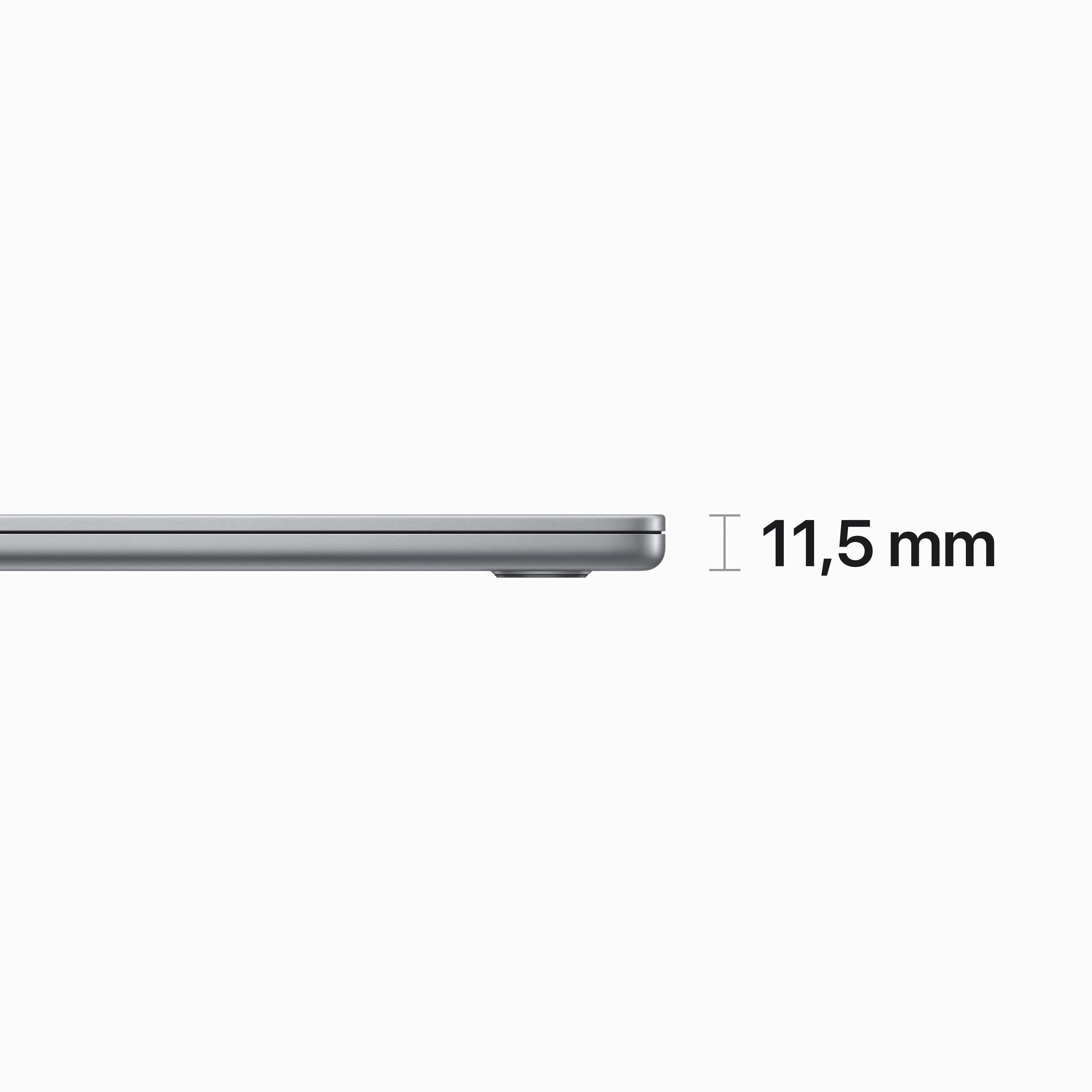 Apple MacBook Air Notebook (38,91 cm/15,3 Zoll, Apple M2 M2, 10-Core GPU, 1000 GB SSD)