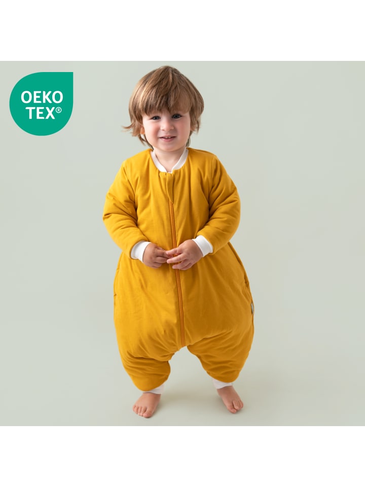 Schlummersack Schlafsack mit Füßen, 3.5 TOG in Orange günstig kaufen 122/128