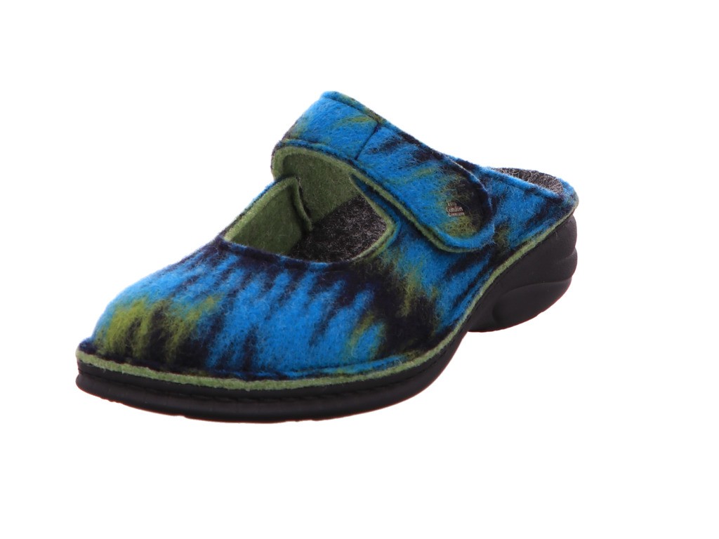 FINN COMFORT Hausschuhe blau GLARUS