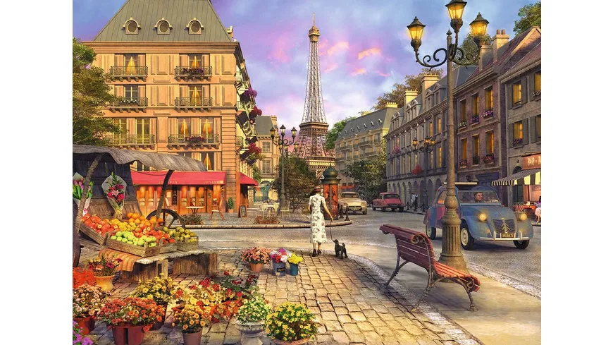 Ravensburger Puzzle - Spaziergang durch Paris, 500 Teile