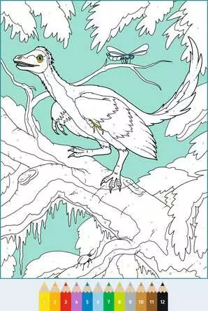 CreArt Malen nach Zahlen ab 7: Dinosaurier