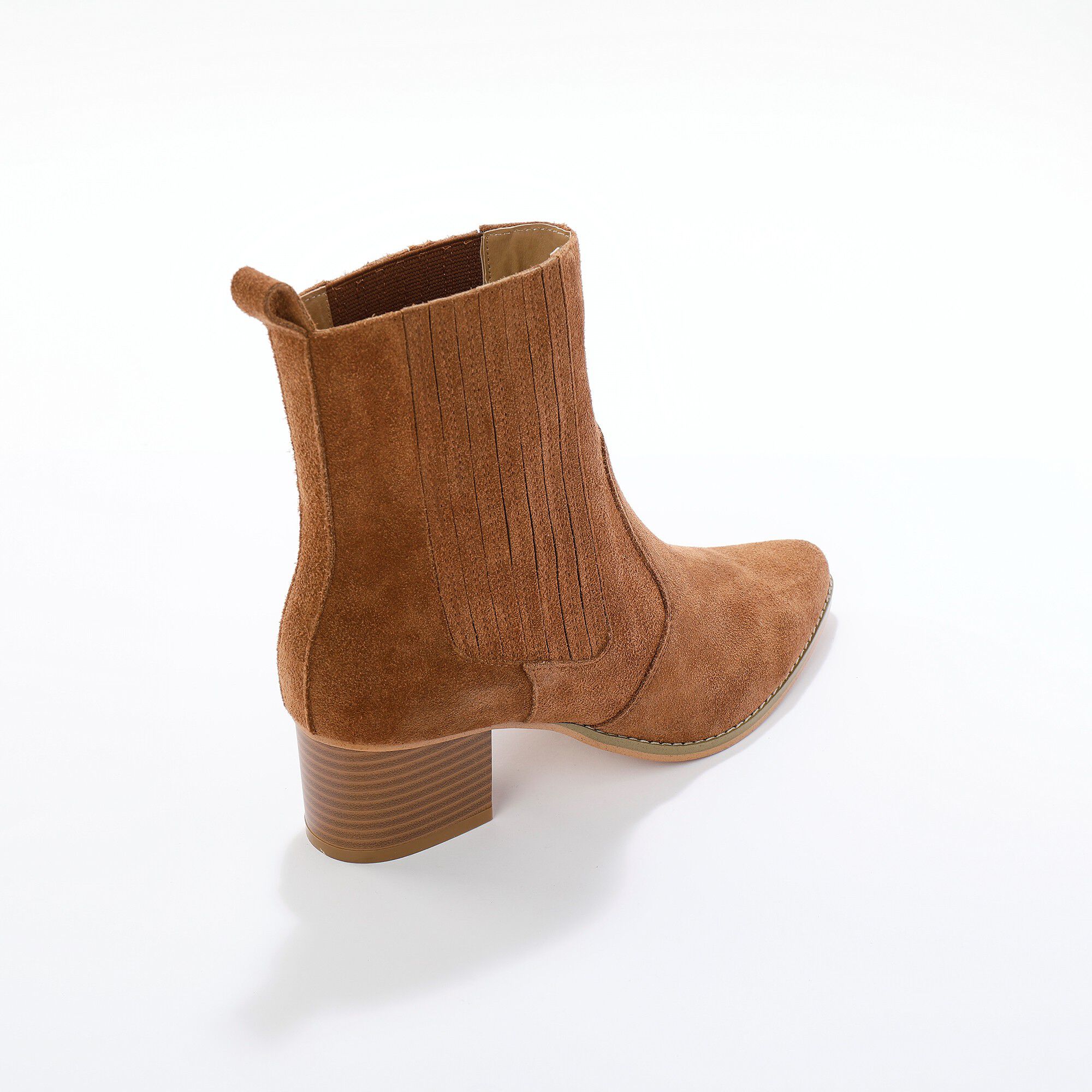 Boots western, cuir