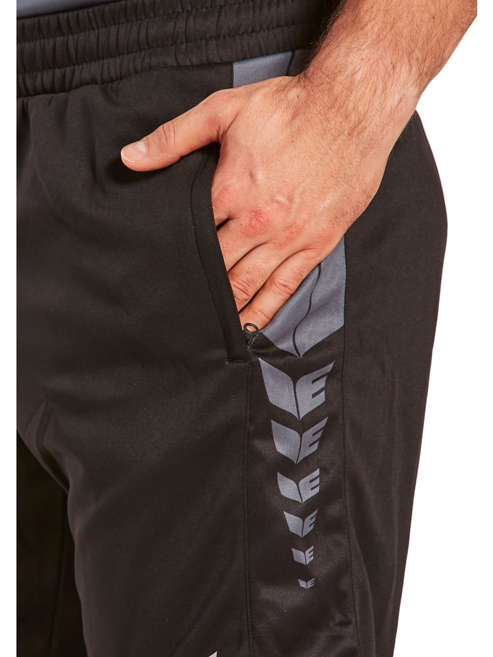 erima Six Wings Shorts in schwarz/slate grey günstig kaufen