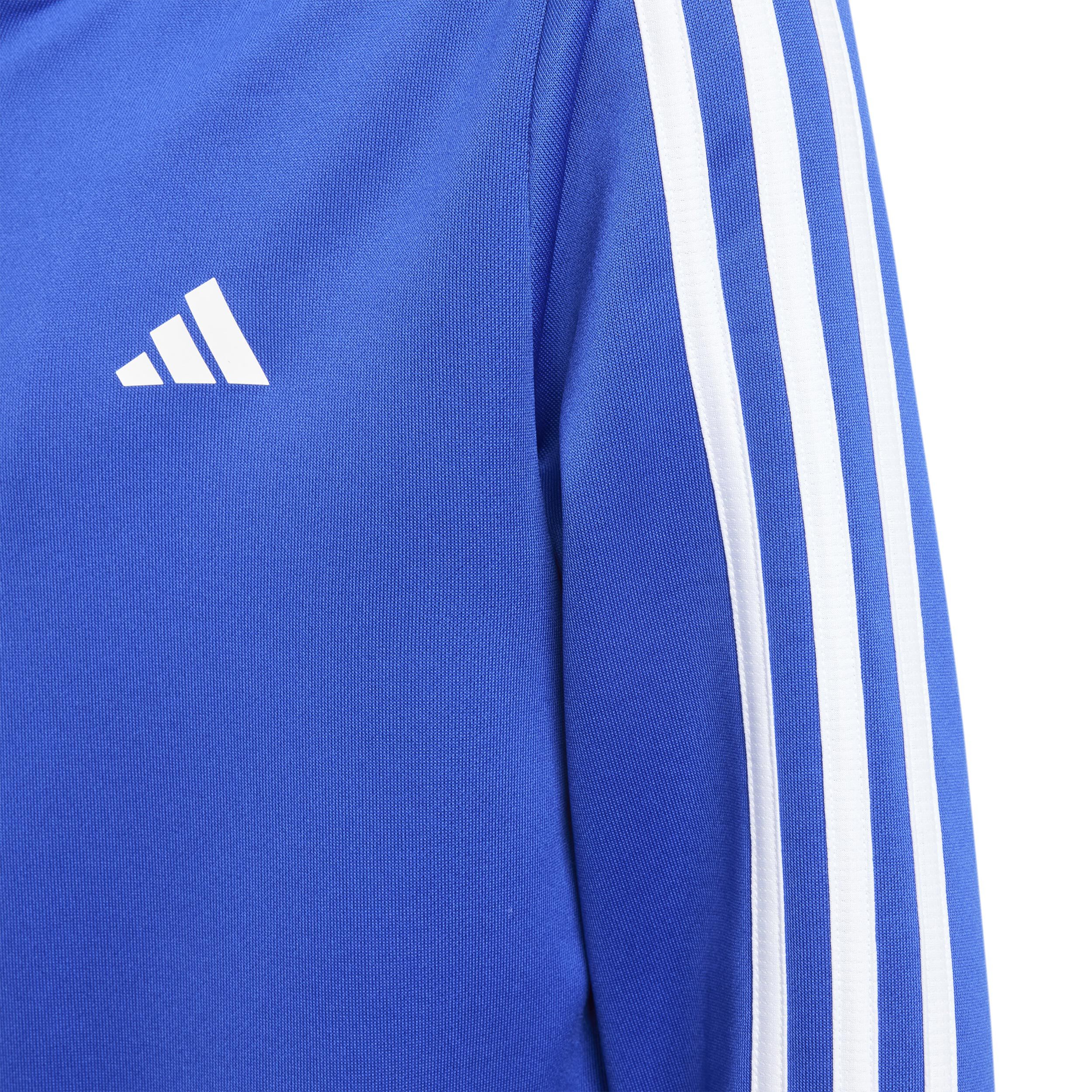 Training Essentials 3 Stripes Sweatjacke Kinder - Blau, Weiß