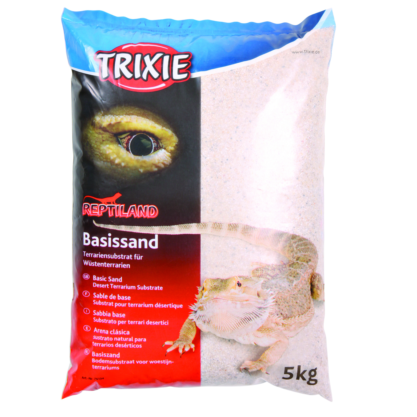 Trixie Bodengrund Trixie Reptiland Basissand für Wüstenterrarien weiß 5kg