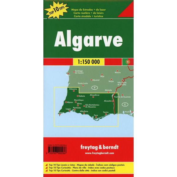Algarve 1 : 150 000 - Wanderkarte