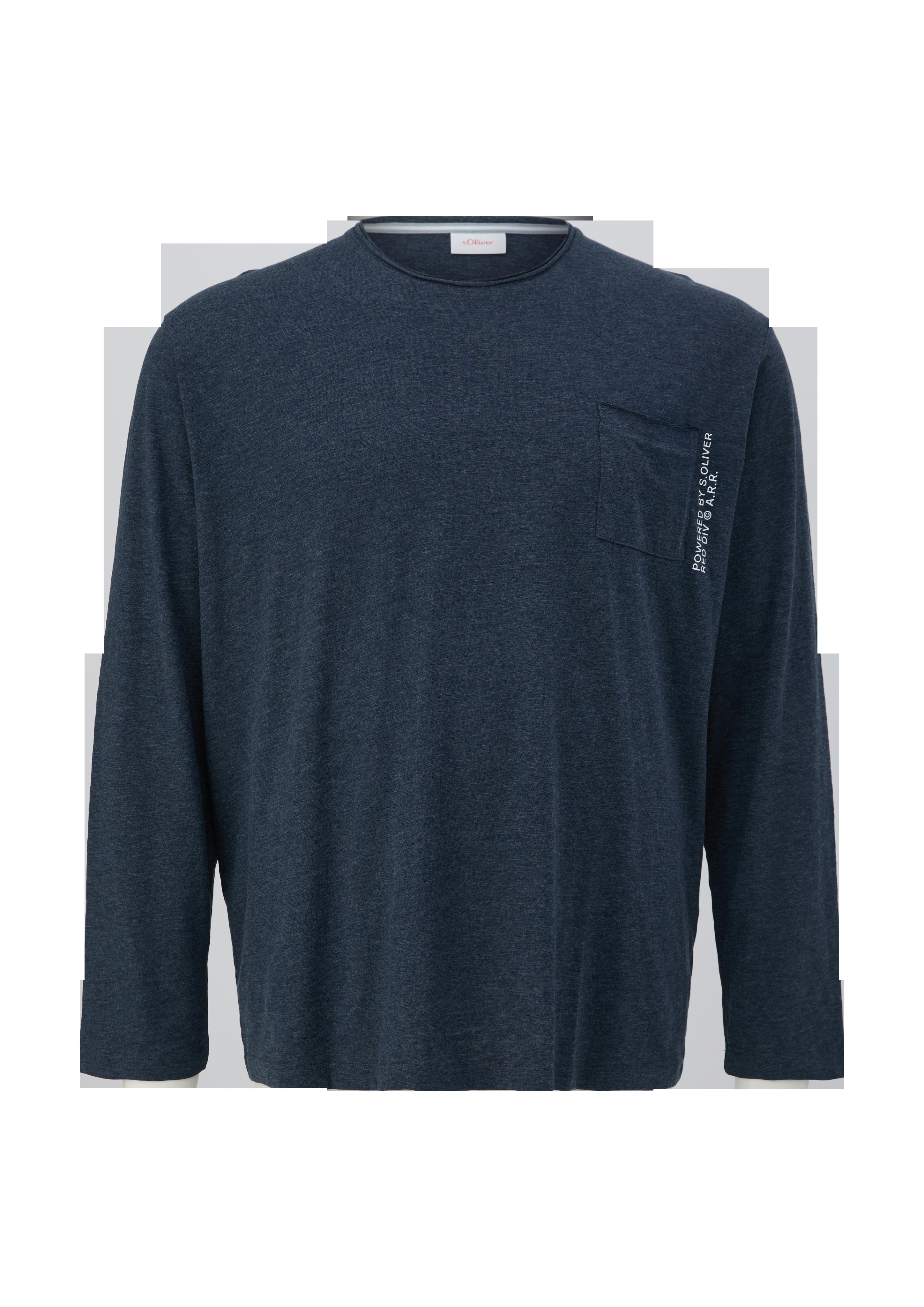 Longsleeve mit aufgesetzter Brusttasche  2146833-59W1