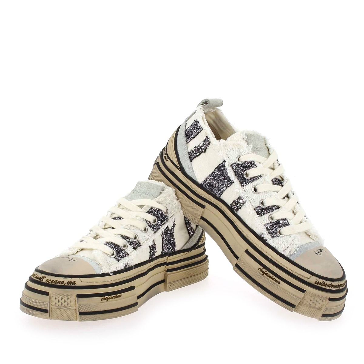 Rebecca White  V02L 6B - Blanc glitter