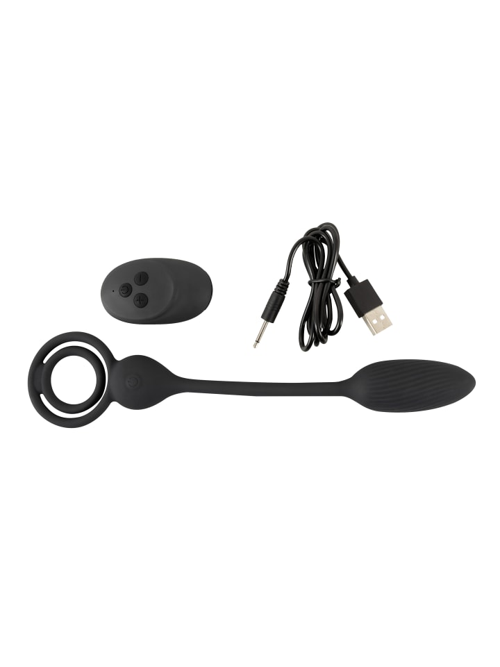 Rebel Vibro-Analplug Rings with a RC B-Plug in schwarz günstig kaufen 24,5