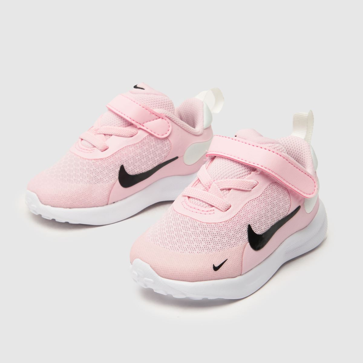 Nike ljusrosa Revolution 7 flickor småbarnsskor