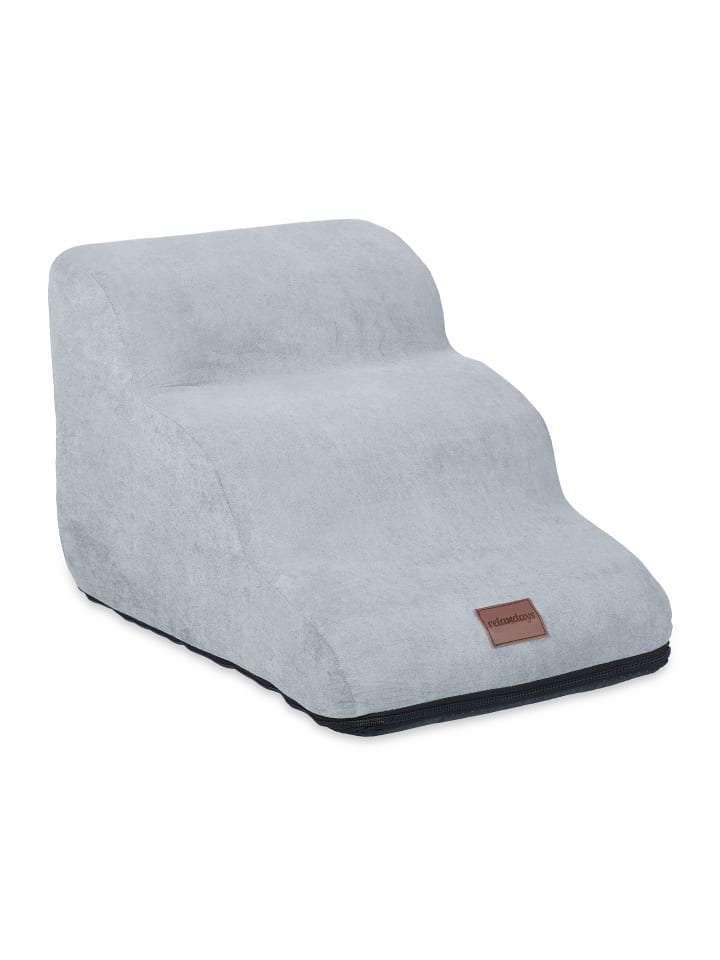 relaxdays Haustiertreppe in Grau - (B)36,5 x (H)33 x (T)52 cm günstig kaufen onesize