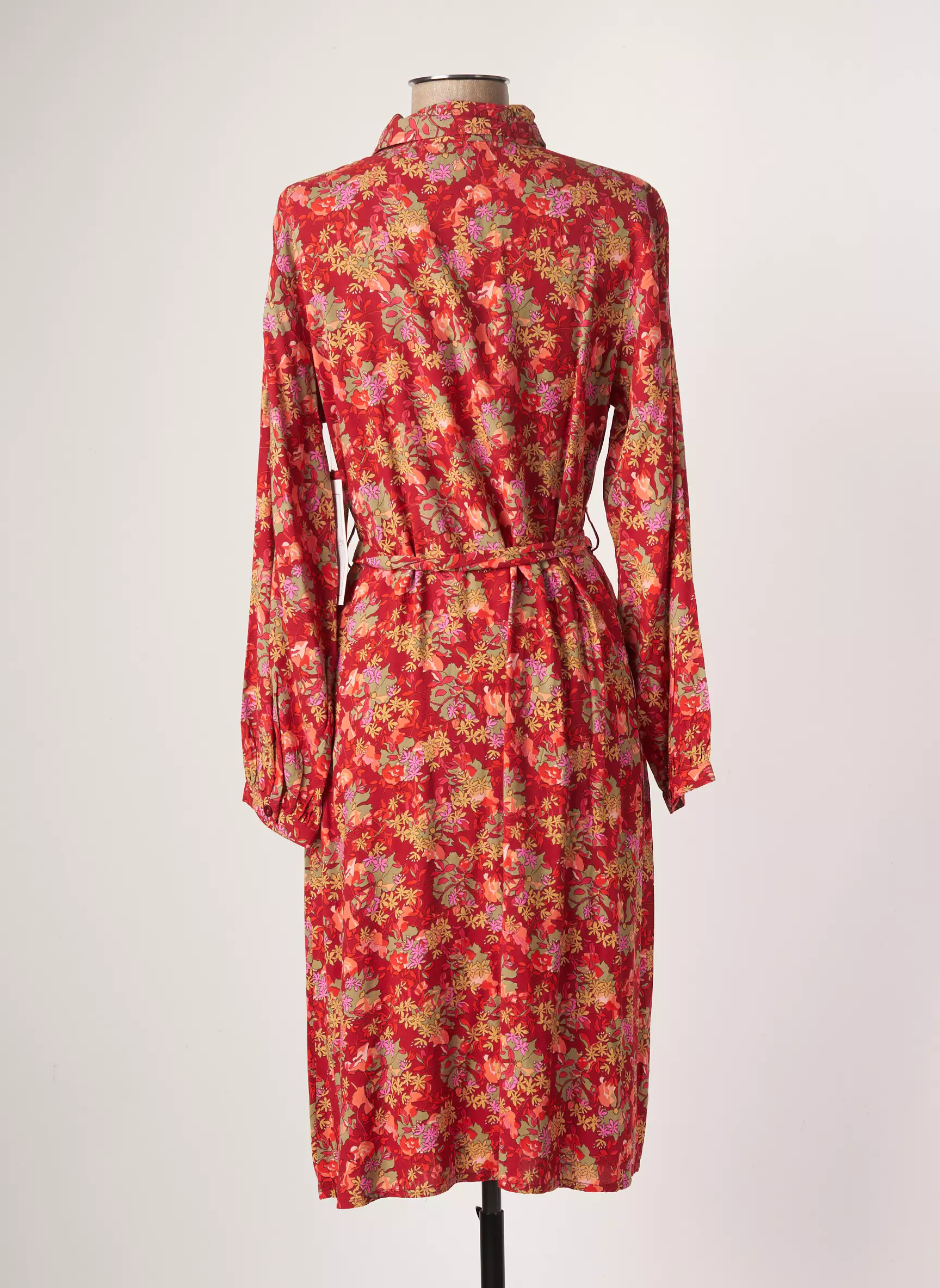 Agathe   Louise Robes Mi Longues Femme couleur rouge