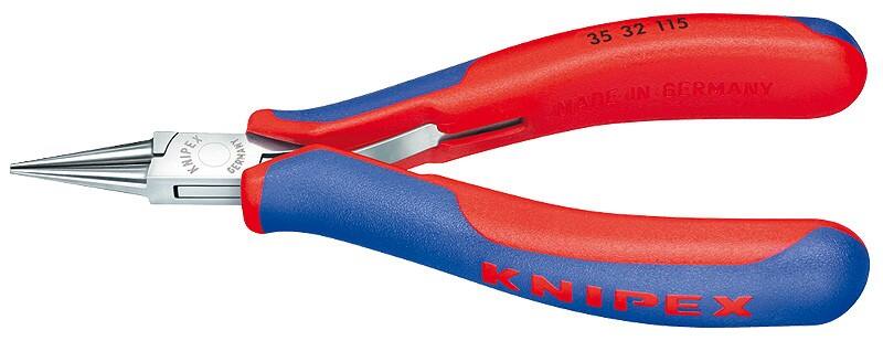 Knipex Elektronische Zange 35 32 115 Kugellager Chromstahl 23 mm Blau, Rot