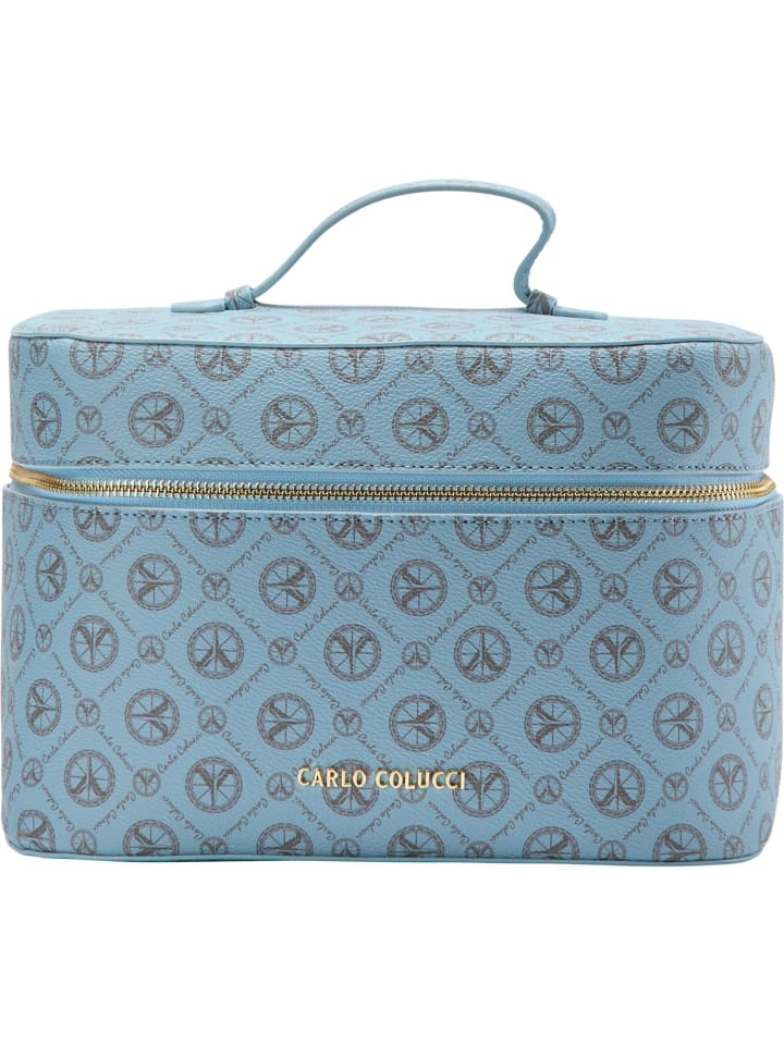 Carlo Colucci Kosmetiktasche Craighero in Blau günstig kaufen onesize
