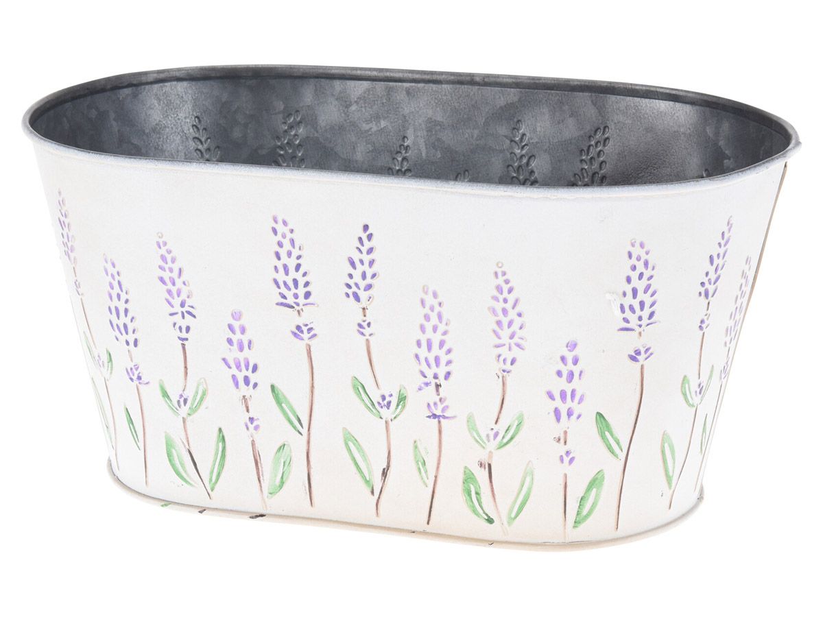 3D Lavendel Oval Übertopf