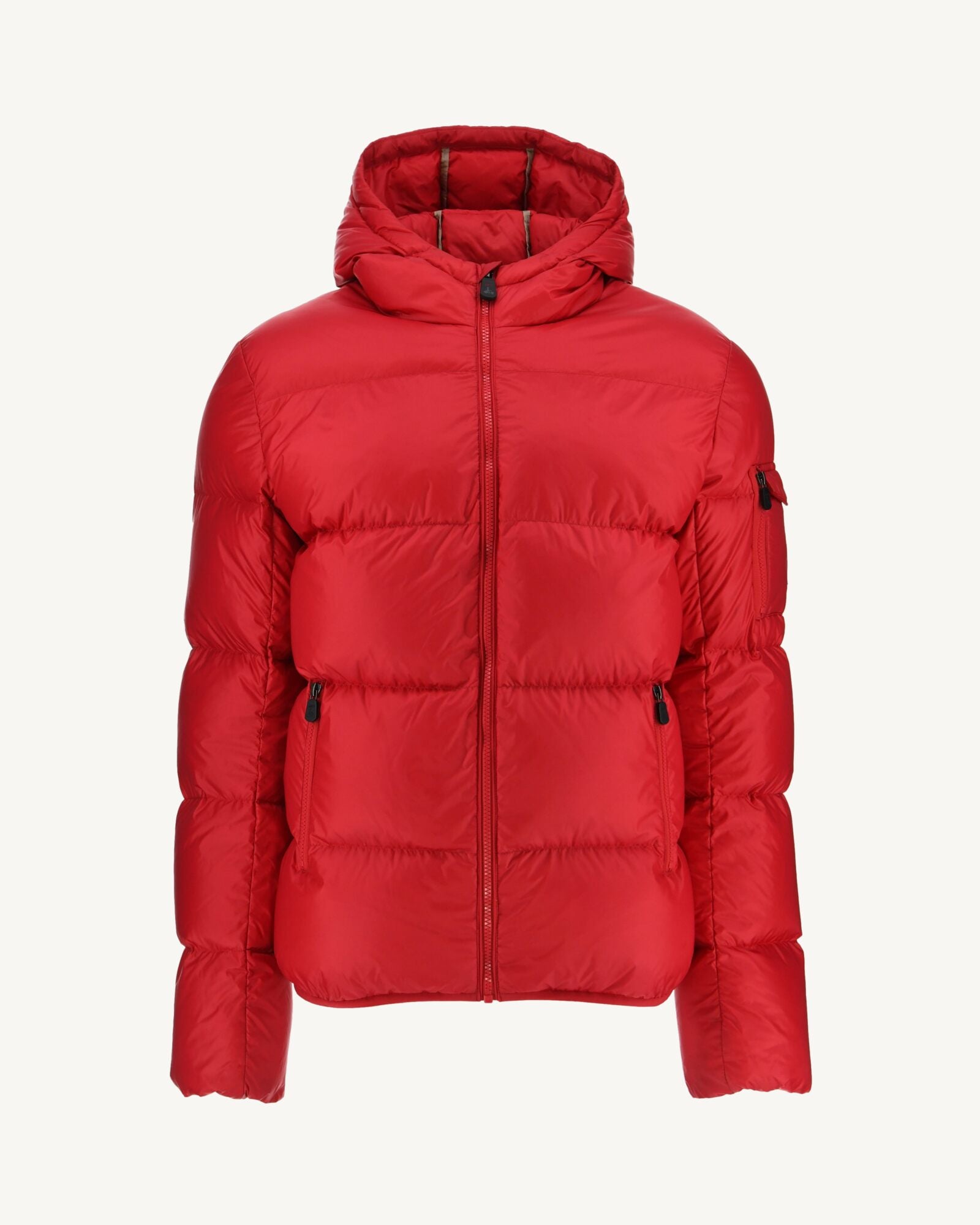 Doudoune à capuche Grand Froid Rouge Java