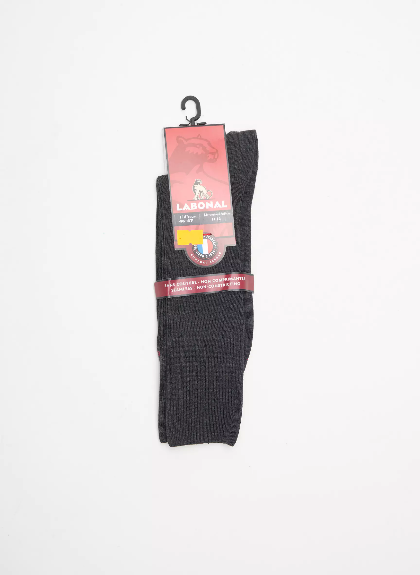 Labonal Chaussette Homme couleur gris