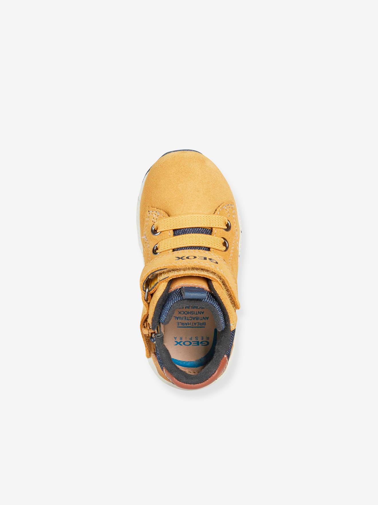 Baskets MID bébé garçon B Alben Boy GEOX® jaune marine