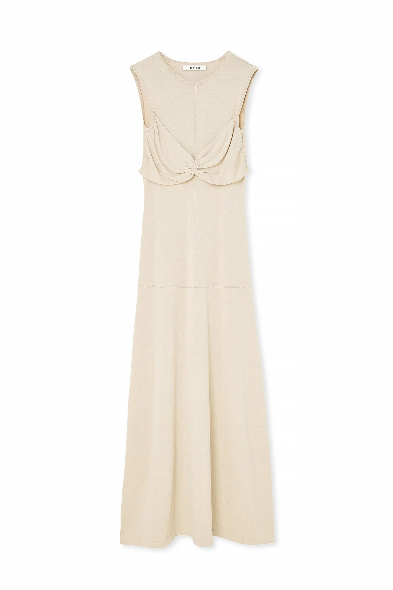 Maxi-Strickkleid mit Twist-Detail