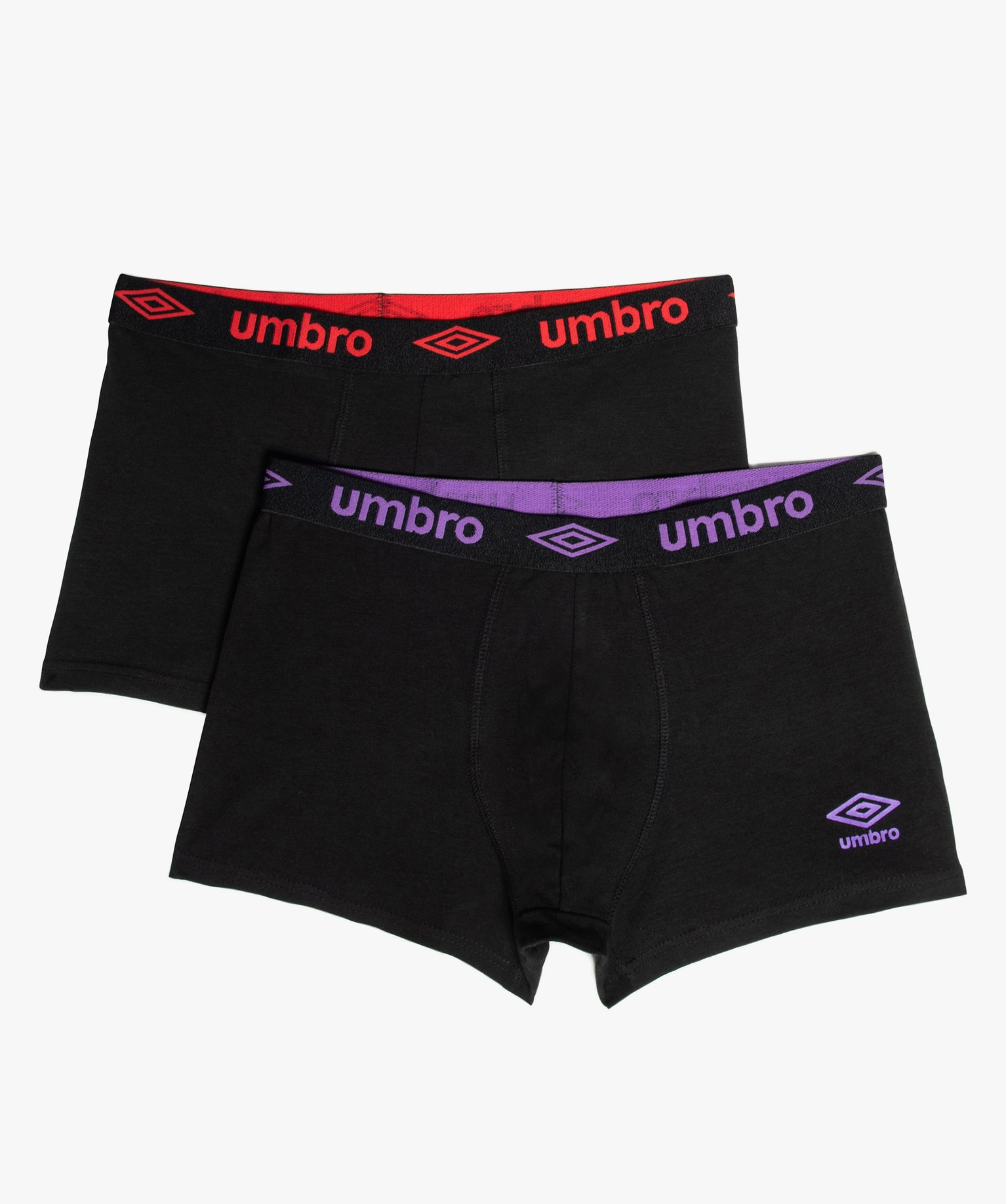 Boxer homme unis (lot de 2) - Umbro noir | GEMO