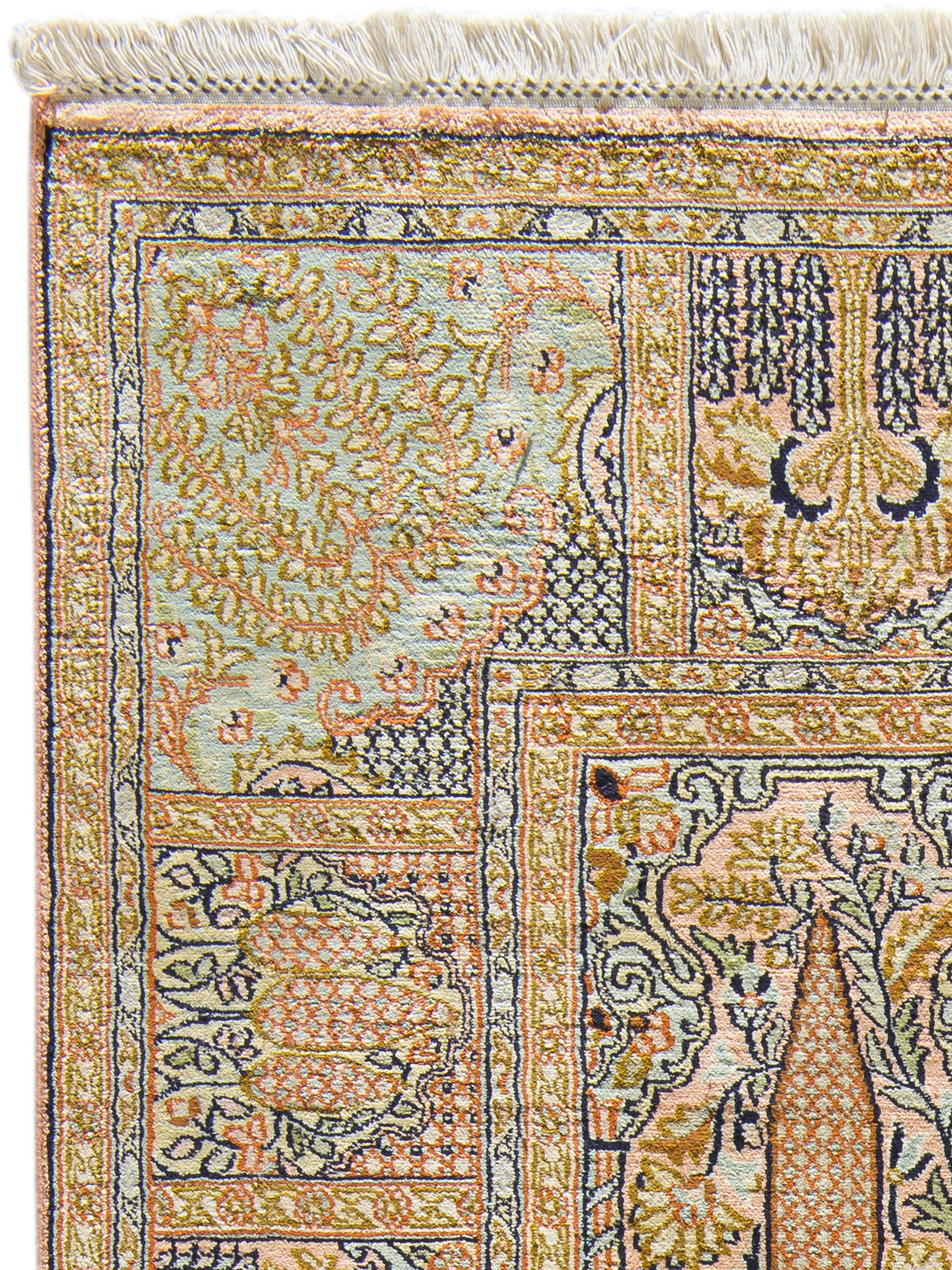 Kaschmir Seide 18/18 ca. 157 x 214 cm, Unikat / Einzelstück