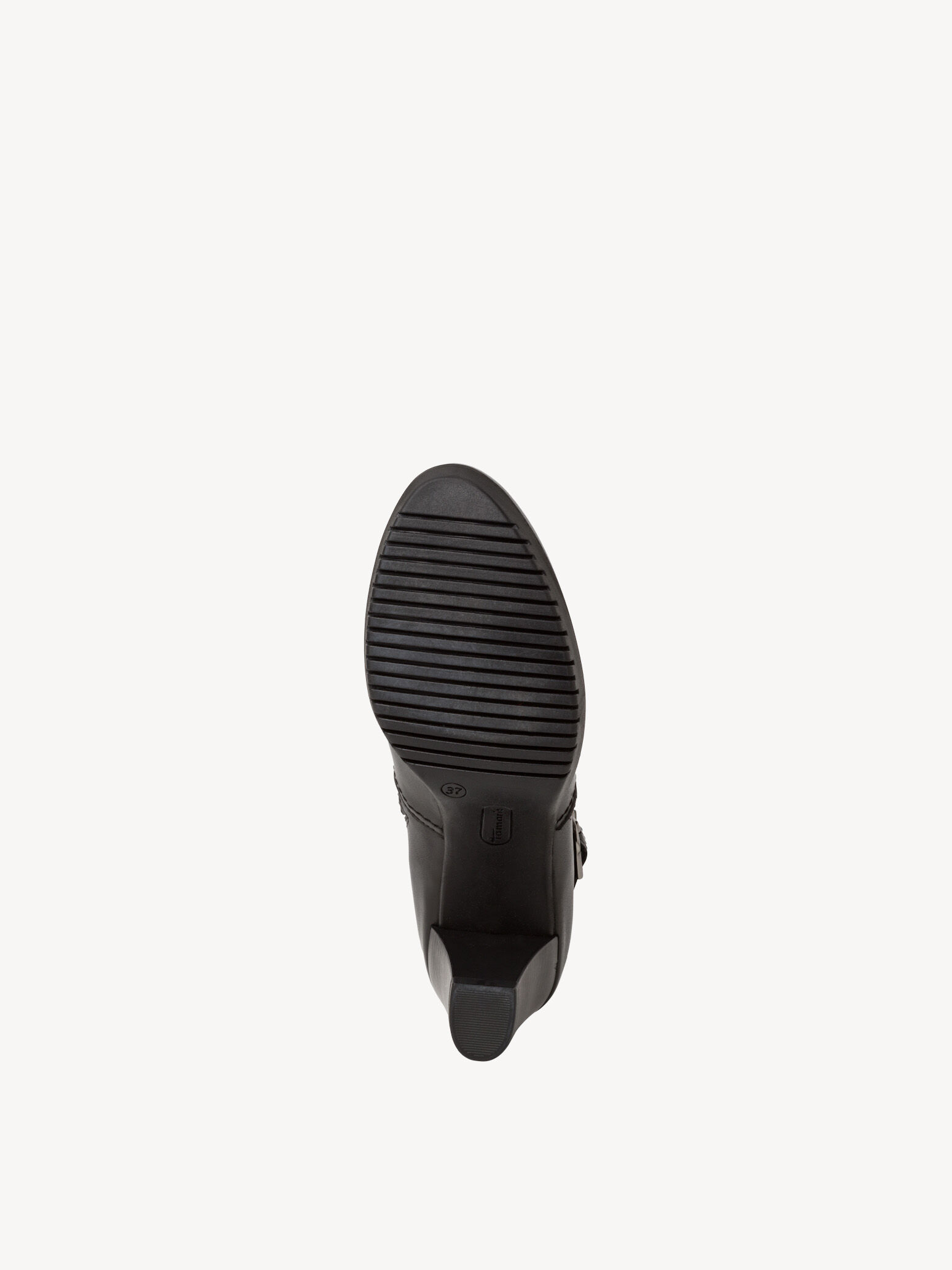 Bottine en cuir - noir