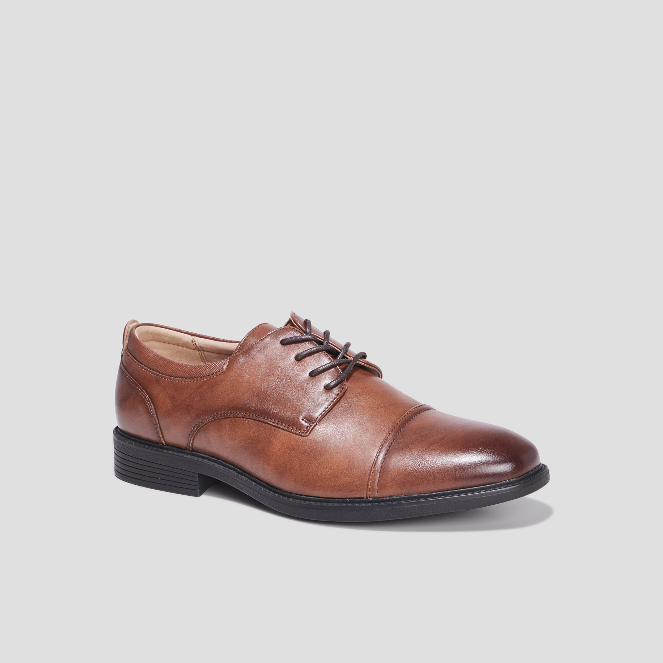 Derbies lacées marron homme | La Halle